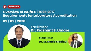 Workshop Series  Overview of ISOIEC 170252017 Requirements for Laboratory Accreditation [upl. by Ayet]