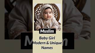 Rare Arabic Baby Girl Names babygirl muslim [upl. by Nimrahc]