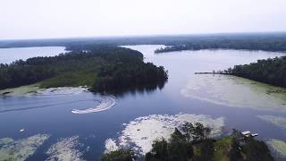 Drone Video of Nancy Lake Near Minong WI [upl. by Spitzer]