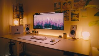 A Cozy Desk Setup You Can Probably Afford [upl. by Ednihek]