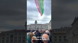 70o Trieste italiana con le Frecce Tricolori [upl. by Sowell]