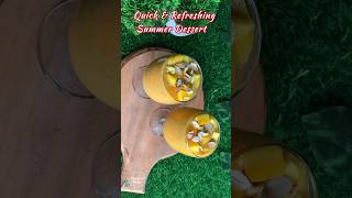 Creamy Mango Sago Recipe  Summer Mango Dessert [upl. by Chrystel862]