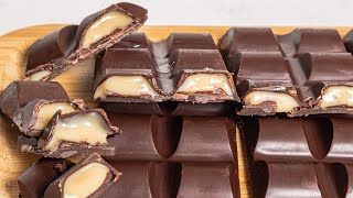 Baileys Irish CreamStuffed Chocolate Bar Recipe [upl. by Farrand]