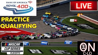 🔴Bank Of America Roval 400 Practice amp Qualifying Live Nascar Cup Series Live Leaderboard amp More [upl. by Ahsimrac]