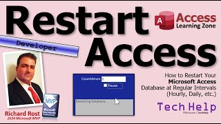 How to Restart Your Microsoft Access Database at Regular Intervals Hourly Daily etc [upl. by Roberson]