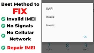 How to Repair Your Android Invalid IMEI Number Error Free tools [upl. by Rhine975]