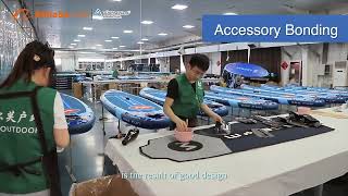 Paddle board manufacturer isup inflatable board factory [upl. by Anet341]