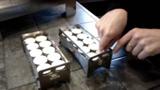 How to use the Tea light candles for the Herc Oven [upl. by Drazze213]