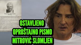 OSTAVLJENO OPROŠTAJNO PISMO ŽELJKO MITROVIĆ NEM OD TUGE OSTAO BEZ KLJUČNE OSOBE ZA STVARANJE USPEHA [upl. by Alleuqcaj]