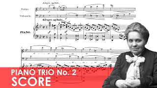 ANDRÉE Piano Trio No 2 in G minor Score [upl. by Akapol]