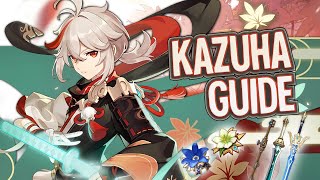 Updated 45 Kazuha Guide – New Teams Playstyles Builds Constellations  Genshin Impact 45 [upl. by Notsgnal]