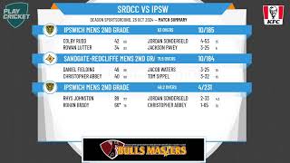 SandgateRedcliffe Mens 2nd Grade v Ipswich Mens 2nd Grade [upl. by Lexy254]