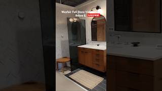 NEW WAYFAIR Bathroom Makeover Ideas home renovations [upl. by Latty]