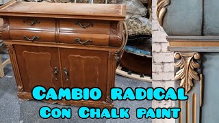 Mueble PINTADO con CHALK PAINT  Inspirado en Kacha Furniture [upl. by Gertrudis]