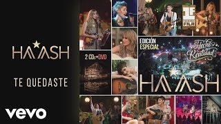 HAASH  Te Quedaste Versión Acústica Cover Audio [upl. by Ecraep]