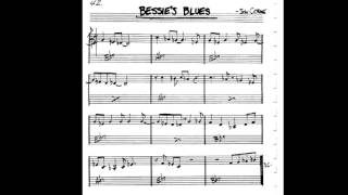 Bessies Blues Play along  Backing track C key score violinguitarpiano [upl. by Eedoj]