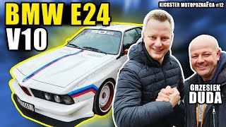 BMW Dude 610  E24 z V10 Grzegorza Dudy  Kickster MotoPoznaFca 12 [upl. by Geddes]