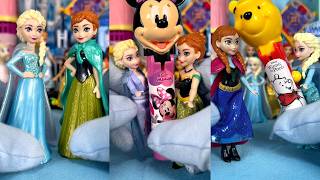 DISNEY PRINCESS Frozen Elsa and Anna  Let it Go  Jack World funny video😂Disney Best TikTok😂 [upl. by Rea]