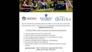 Becas Walton Panamá 2014 [upl. by Prober987]