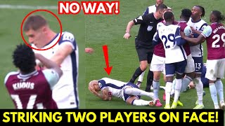 West Ham Player knocked out 2 Tottenham Players and got sent off [upl. by Nipsirc159]