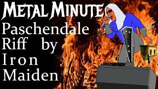 Paschendale Riff by Iron Maiden • Mile High Shred Metal Minute [upl. by Kcub912]