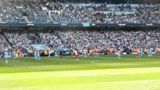 Aguero winning goal from East Stand Lower [upl. by Mcdougall]