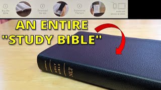 NLT Filament Thinline Bible Review  GENUINE LEATHER BLACK [upl. by Ylrehc]