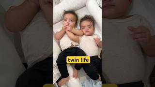 twin babies twin life baby twinmommy twins funny raisingtwins twinbabies [upl. by Cedell]