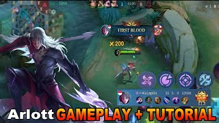 Underrated Hero quotArlottquot Gameplay Best Build amp Emblem  Mobile Legends [upl. by Teriann821]