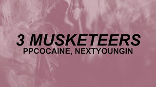 ppcocaine  3 Musketeers lyrics   tiktok [upl. by Keefer]