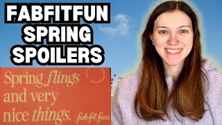 FABFITFUN SPRING 2024 CUSTOMIZATION SPOILERS [upl. by Wilie]