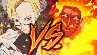 GELDA DOMINATES ESCANOR ETERNAL SUNSHINE ESCANOR VS GELDA  Seven Deadly Sins Grand Cross [upl. by Tansy]