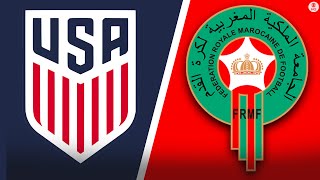 2022 FIFA World Cup USA vs Morocco International Friendly Match Preview  CBS Sports HQ [upl. by Nuahsal]