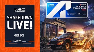 🔴 Shakedown LIVE  WRC EKO Acropolis Rally Greece 2024 [upl. by Mitzi]