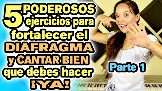 Como respirar para cantar con diafragma 12 Rutina básica 5 ejercicios CECI SUAREZ Clases de Canto [upl. by Assenej]