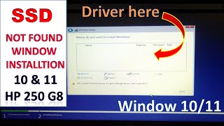 SSD Not Showing Up While Windows 10 Installation 11th gen Laptop Hindi  SSD not showing window boot [upl. by Seve]