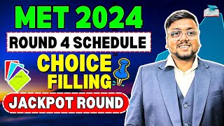 MET Round 4 2024 🚨  MET Choice Filling 2024  MET Counselling 2024  MET 2024 [upl. by Tarsuss]