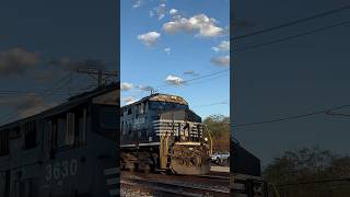 NS 3630 leads a fast 25G through Homestead PA [upl. by Sokil]