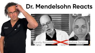 Dr Mendelsohn Reacts to Dr Koppelmans Review of Facelift and Eyelid Surgery Patient Recovery [upl. by Simdars842]