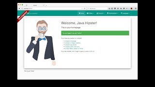 Jhipster tutorial with cassandra  jhipster demo application installation and run with docker [upl. by Kcirredal]