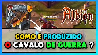 💡 Como é Produzido o Cavalo de Guerra  Albion Online [upl. by Tammie]