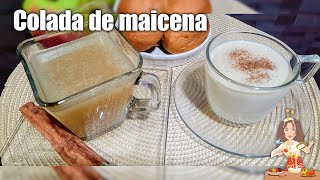 COLADA DE MAICENA con leche con frutas [upl. by Eihtak]