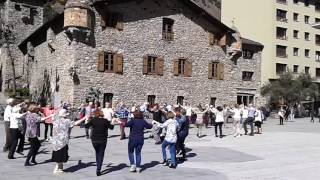 Sardana Casa de la Vall Andorra Mar 2017 [upl. by Adyela548]