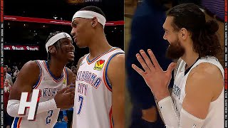 Grizzlies amp Thunder Both Showed Up for Tipoff in White Uniforms 🤣 Shaqtin A Fool [upl. by Miriam]