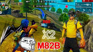 IMPOSSIBLE🎯LOBBY😱 M82B X2 99 Headshot Rate⚡ Solo Vs Squad Full Gameplay🔥 [upl. by Sera]