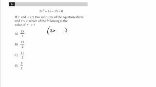 New PSAT Math Concepts Advanced Math 1 [upl. by Chance544]