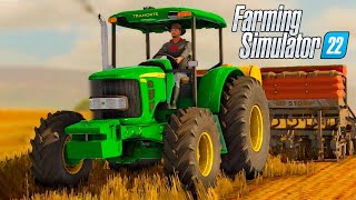 SEMEANDO TRIGO NO PARANAZÃO  FARMING SIMULATOR 22  EP 43 [upl. by Lucilia]