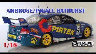 118 Diecast Ford BA V8 Supercar Ambrose  Ingall Bathurst 1000 2003 [upl. by Virgina495]