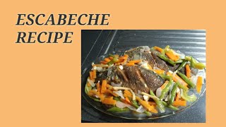 ESCABECHE  FISH ESCABECHE RECIPE  LUTONG PINOY  PANLASANG PINOY  SIMPLENG ULAM [upl. by Ibib235]