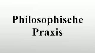 Philosophische Praxis [upl. by Llen]